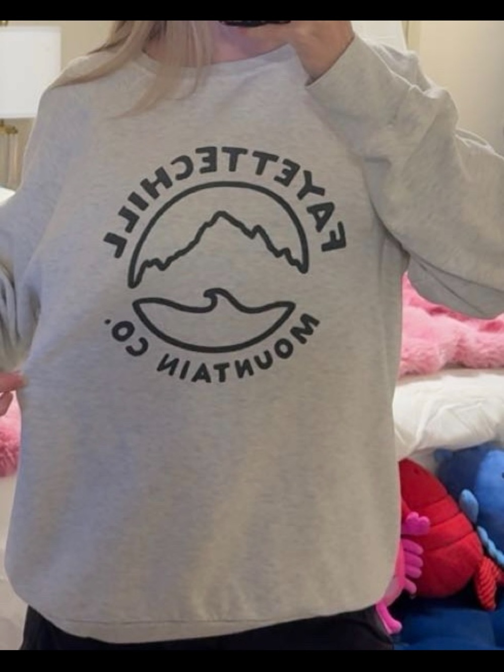 Mountain Co. Unisex Crewneck Sweater - Light Gray